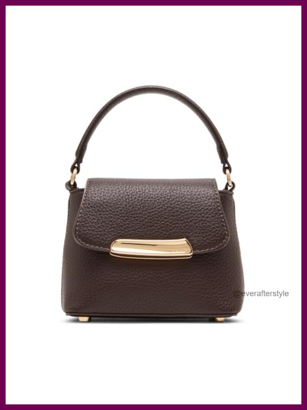 Mini Top Handle Flap Satchel Convertible Strap Crossbody Handbag